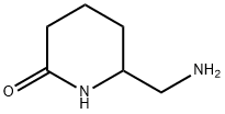 6-Aminomethyl-piperidin-2-one Struktur