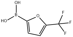 (5-(trifluoromethyl)furan-2-yl)boronic acid Struktur