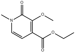 3-甲氧基-1-甲基-2-氧代-1,2-二氫吡啶-4-羧酸乙酯, 130879-43-5, 結(jié)構(gòu)式