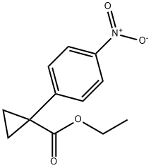 ethyl 1-(4-nitrophenyl)cyclopropanecarboxylate Struktur