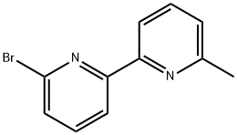 2-(6-bromopyridin-2-yl)-6-methylpyridine Struktur