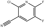 2-Chloro-5,6-difluoronicotinonitrile Struktur