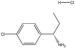 (S)-1-(4-Chlorophenyl)propan-1-amine hydrochloride Struktur