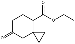 7-oxo-Spiro[2.5]octane-4-carboxylic acid ethyl ester Struktur