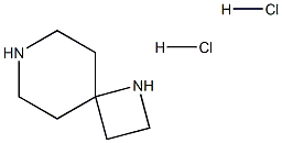 1,7-diazaspiro[3.5]nonane,dihydrochloride Struktur