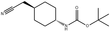 Carbamic acid, N-[trans-4-(cyanomethyl)cyclohexyl]-, 1,1-dimethylethyl ester