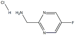 (5-Fluoropyrimidin-2-yl)methanamine hydrochloride Struktur