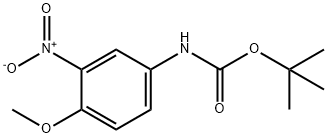 tert-butyl 4-methoxy-3-nitrophenylcarbamate Struktur