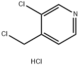 3-chloro-4-(chloromethyl)pyridine hydrochloride Struktur