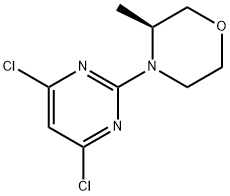 (S)-4-(4,6-Dichloropyrimidin-2-yl)-3-methylmorpholine Struktur