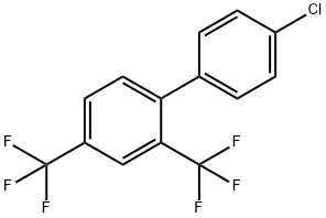 4'-Chloro-2,4-bis(trifluoromethyl)-1,1'-biphenyl Struktur