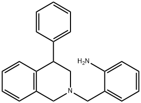 2-((4-Phenyl-3,4-dihydroisoquinolin-2(1H)-yl)methyl)aniline Struktur