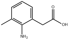 2-(2-amino-3-methylphenyl)acetic acid Struktur