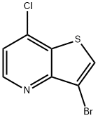 3-bromo-7-chloro-Thieno[3,2-b]pyridine Struktur