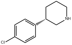 (S)-3-(4-chlorophenyl)piperidine Struktur