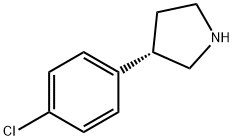 (S)-3-(4-氯苯基)吡咯烷, 1336399-03-1, 結(jié)構(gòu)式