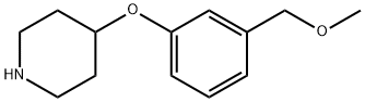 4-(3-(methoxymethyl)phenoxy)piperidine Struktur