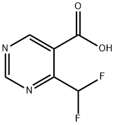 4-Difluoromethyl-pyrimidine-5-carboxylic acid|4-(二氟甲基)嘧啶-5-羧酸