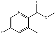 Methyl 5-fluoro-3-methylpicolinate Struktur