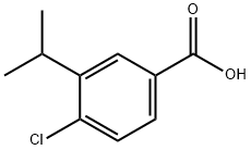 4-Chloro-3-isopropylbenzoic acid Struktur