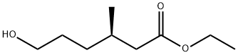 ethyl(R)-6-hydroxy-3-methylhexanoate Struktur