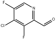 4-Chloro-3,5-difluoropicolinaldehyde Struktur