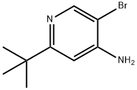 5-bromo-2-tert-butylpyridin-4-amine Struktur