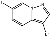 3-Bromo-6-fluoropyrazolo[1,5-a]pyridine Struktur