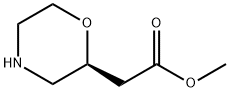 methyl 2-((S)-morpholin-2-yl)acetate Struktur