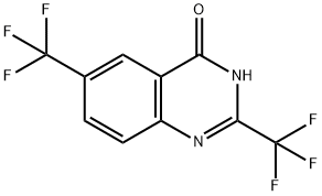 2,6-Bis(trifluoromethyl)quinazolin-4(3H)-one Struktur