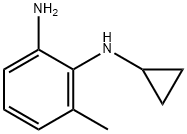 N2-cyclopropyl-3-methyl-1,2-benzenediamine Struktur