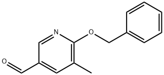 6-(Benzyloxy)-5-methylpyridine-3-carbaldehyde, 1355224-75-7, 結(jié)構(gòu)式