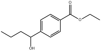 ethyl 4-(1-hydroxybutyl)benzoate Struktur