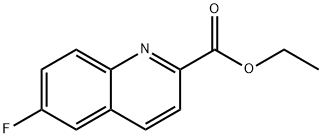 ethyl 6-fluoroquinoline-2-carboxylate Struktur