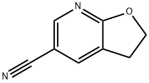 2,3-dihydrofuro[2,3-b]pyridine-5-carbonitrile Struktur