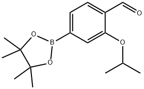 2-(1-Methylethoxy)-4-(4,4,5,5-tetramethyl-1,3,2-dioxaborolan-2-yl)-benzaldehyde Struktur