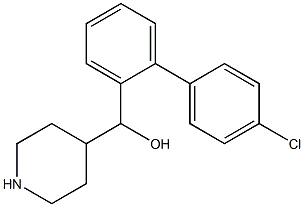 (4'-chloro-[1,1'-biphenyl]-2-yl)(piperidin-4-yl)methanol Struktur