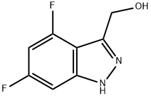 (4,6-Difluoro-1H-indazol-3-yl)methanol Struktur