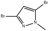 1H-Pyrazole, 3,5-dibromo-1-methyl- Struktur