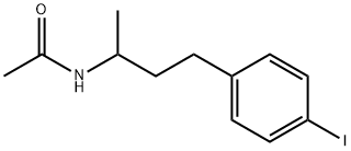 N-(4-(4-iodophenyl)butan-2-yl)acetamide Struktur