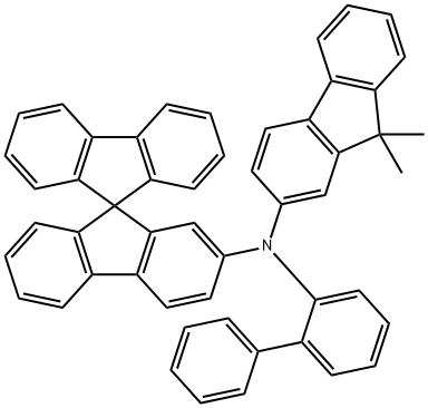 N-[1,1'-Biphenyl]-2-yl-N-(9,9-dimethyl-9H-fluoren-2-yl)-9,9'-spirobi[9H-fluoren]-2-amine Struktur