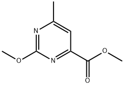 METHYL 2-METHOXY-6-METHYLPYRIMIDINE-4-CARBOXYLATE Struktur