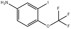 3-Iodo-4-(trifluoromethoxy)aniline Struktur