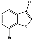 7-bromo-3-chlorobenzofuran Struktur