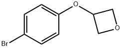 3-(4-bromophenoxy)Oxetane Struktur