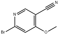 6-Bromo-4-methoxynicotinonitrile Struktur