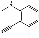 2-Methyl-6-methylamino-benzonitrile Struktur