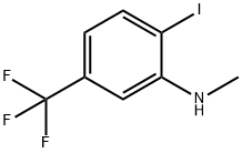 (2-Iodo-5-trifluoromethyl-phenyl)-methyl-amine Struktur