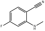 4-Fluoro-2-methylamino-benzonitrile Struktur