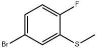 5-Bromo-2-fluorothioanisole Struktur